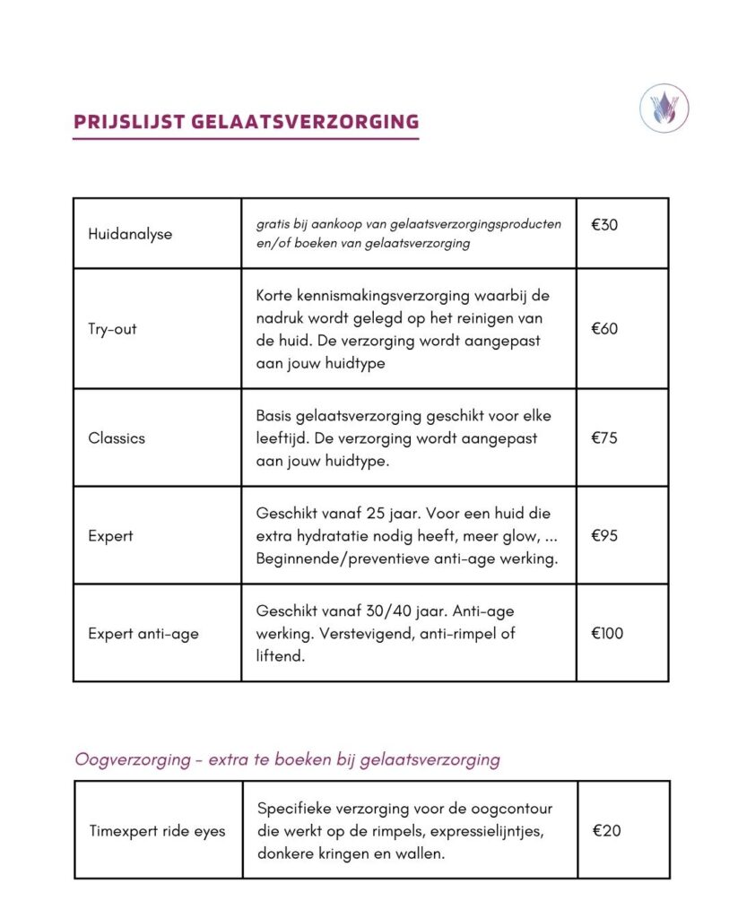 Gelaatsverzorging en oogverzorging